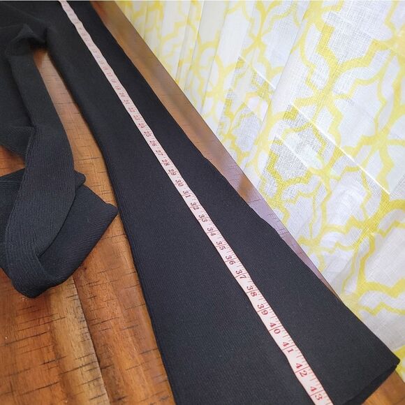 MAJE Pariso Flared-Leg High-Rise Stretch Ribbed-Knit Trousers - Picture 8 of 11